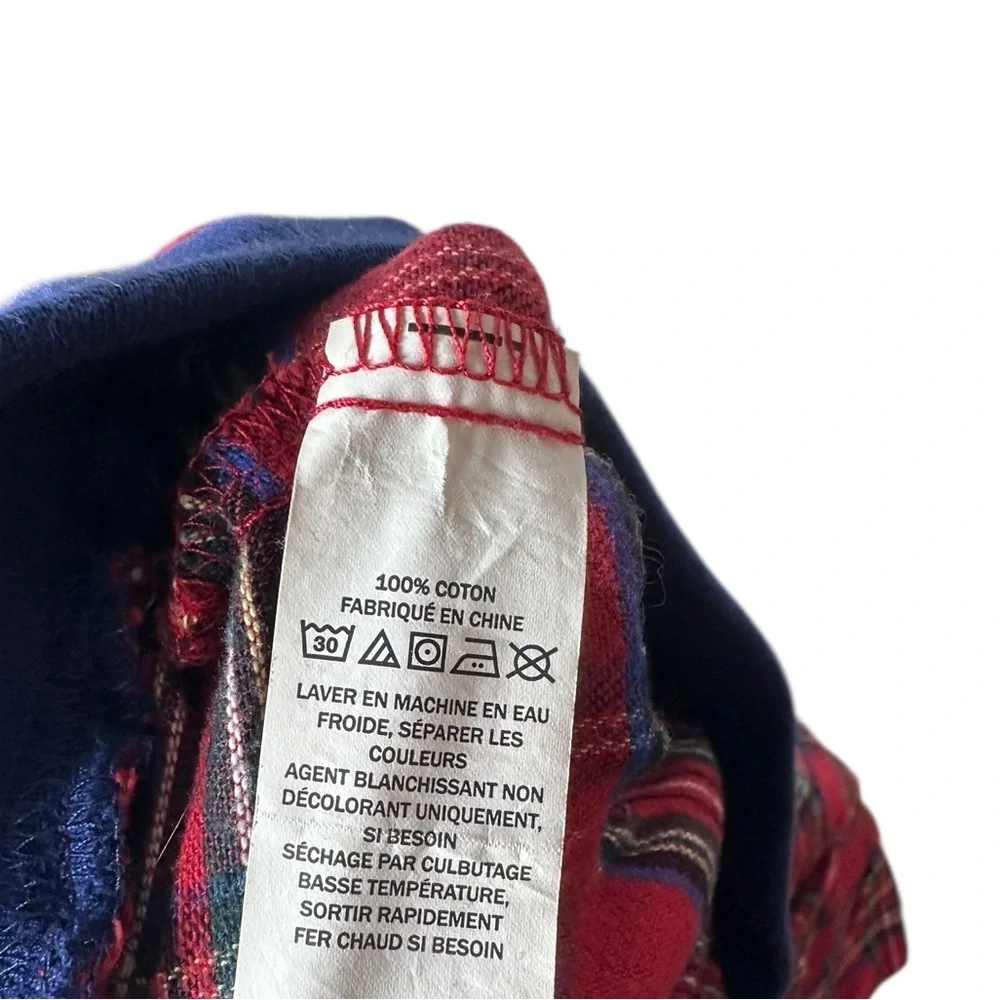 L.L. Bean‎ Men’s Plaid Flannel Pajama Pants Red Blue M Regular